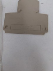 WEIDMULLER AP/WDK 25/4N, TERMINAL BLOCK END PLATE BEIGE, LOT OF 5