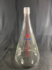 PHENOMENEX 4000mL Vacuum Filter Flask 40/35 Glass Joint 47mm Base AH0-3322