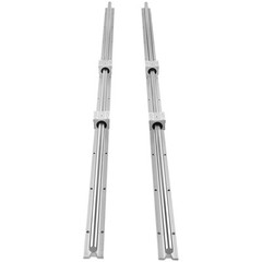 VEVOR 2PCS SBR20 1500mm Linear Guide Rail Slide Rail 4 PCS SBR20UU Bearing Block