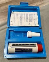 Lot of 3- Armstrong Medical Mini-Wright Peak Flow Meter PF-239