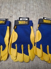 3 Qty. Tillman 1480 TrueFit Top Grain Deerskin Performance Work Gloves Large