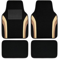 CAR PASS Leather Waterproof Car Floor Mats Set of 4 – Universal Fit