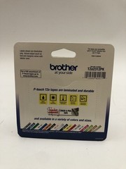 2 Pack Brother Genuine P-Touch, TZe-231 Tape TZE2312PK Black Print White Tape