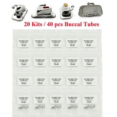 Orthodontic Buccal Tubes Dental 1st 2nd Molar Tube Mono Non-Con Roth MBT 022 018