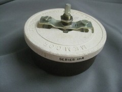 NOS MEMCOR Variable Power Rheostat resistor Type R-15C, 100 OHMS, 1.22 Amps