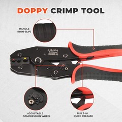 Crimping Tool Insulated Electrical Connectors Ratcheting Wire Crimper 22-10 AWG