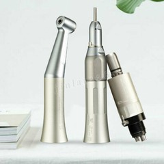 Dental Slow Low Speed Straight/Air Motor/ Contra Angle Handpiece 2/4Hole Fit NSK