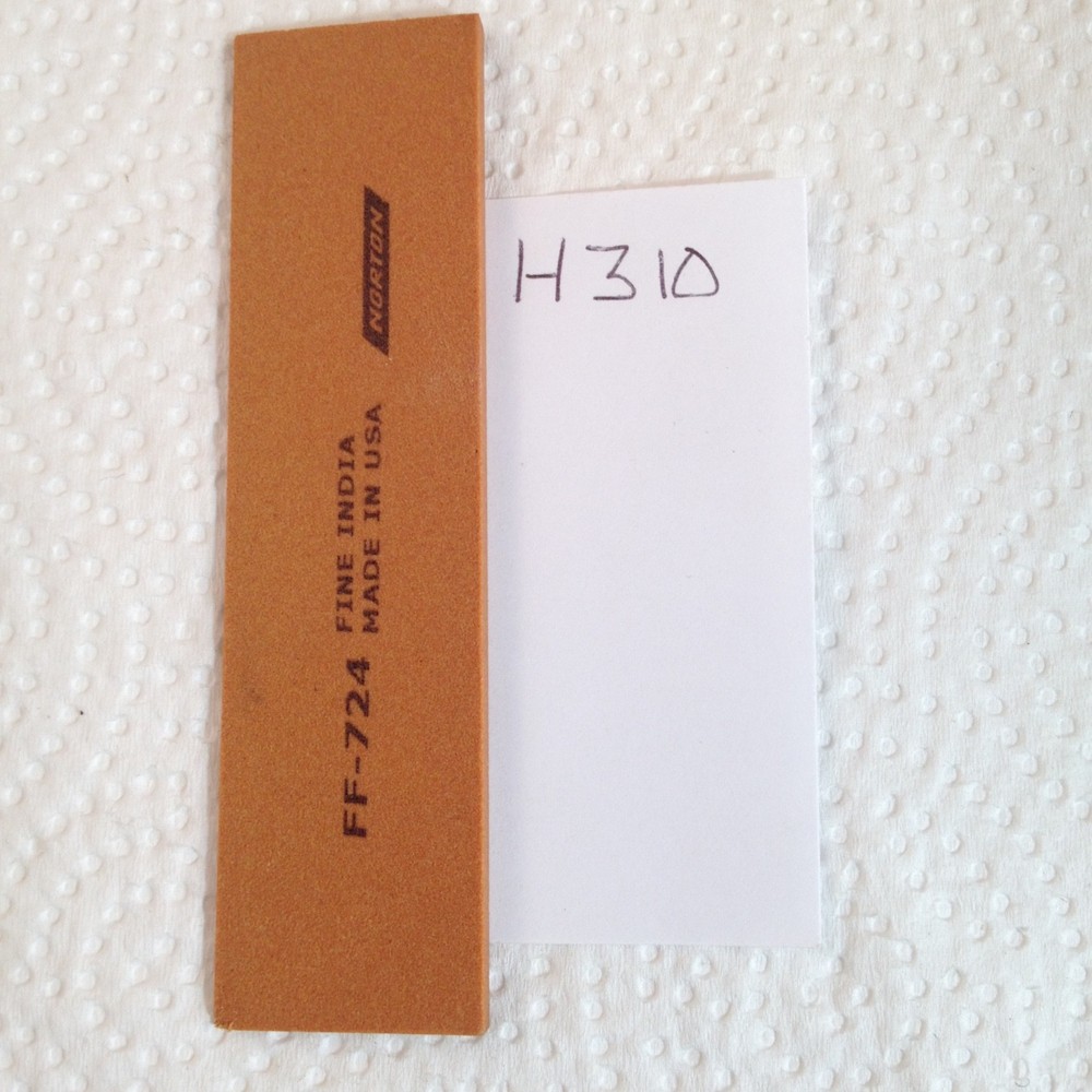 1 NEW NORTON FF-724 INDIA ABRASIVE FILE SHARPENING KNIFE BLADE. USA MADE (H310)