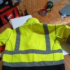 Hi-Visibility Yellow Black Gray Industrial Protective Safety Jacket for Work