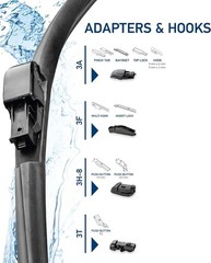 Hella OE Quality 14 Inch All Seasons Nano- Coated Rubber Cleantech Wiper Blade (