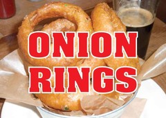 Onion Rings 14″X10″ Store Retail Food Counter/Wall Sign