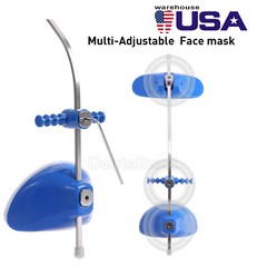 Dental Adjustable Orthodontic Reverse Pull Headgear Facemask Facial Mascara Blue