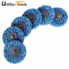 25 Pack 3″ Quick Change Easy Strip and Clean Discs Fit For Paint Rust Blue