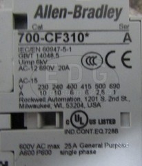 NEW ALLEN BRADLEY GUARD MASTER SAFETY CONTROL RELAY 8 POLE 700S-CF620EJBC