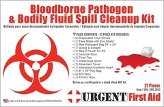 Compact 22-Piece Spill Kit – Ensure Compliance & Safety During Blood Cleanup