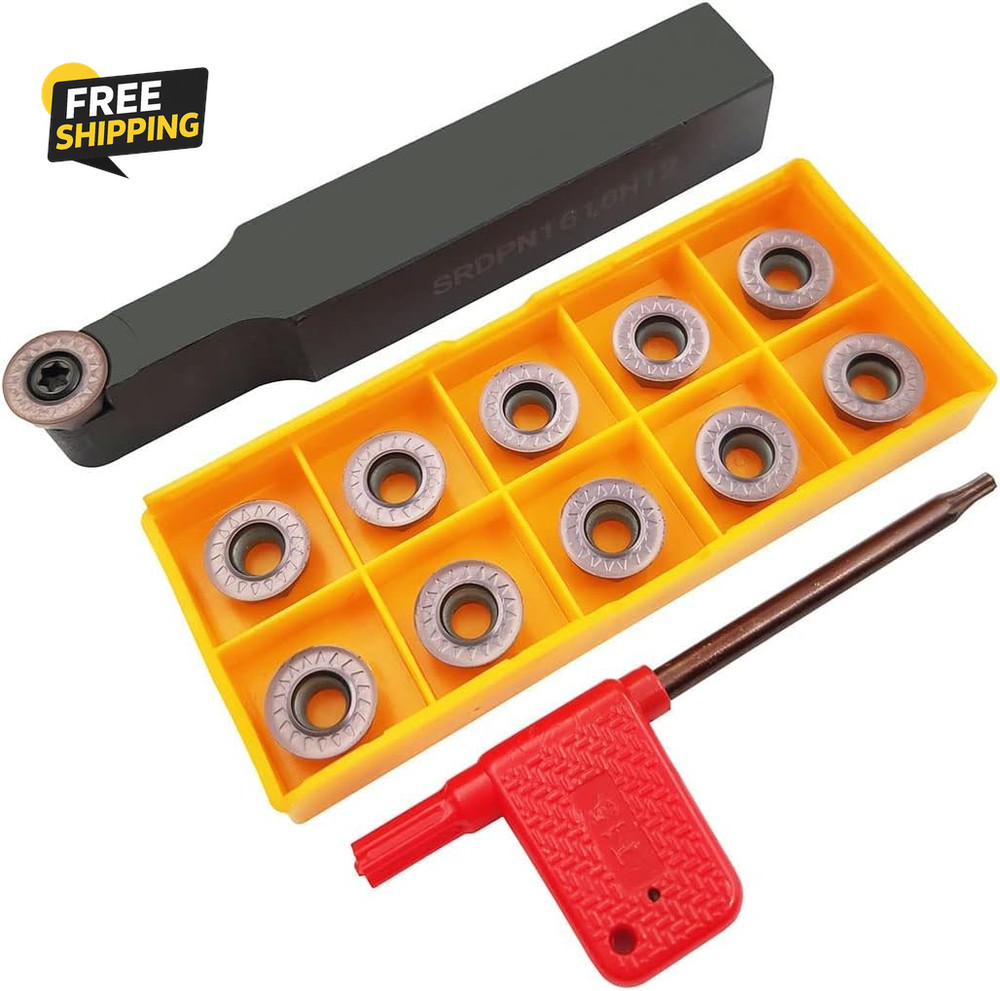 11Pcs RPMT1204MOE R6 Indexable Carbide Milling Inserts Blade Milling Cutter