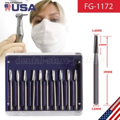 10-50pcs Dental Tungsten Carbide Steel Burs FG-1172 for High Speed Handpiece