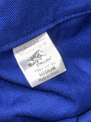 Black Stallion FRB9-30C Hybrid FR Cotton Cowhide Welding Jacket Blue Medium
