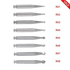 DMXDENT Dental Round Tungsten Carbide Burs RA#1-8 Latch for Low Speed Handpiece