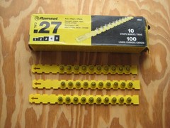 Ramset DeWalt Remington LOT of 27 Caliber Powder Loads & Drive Pins Fasteners