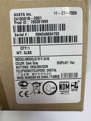 New Avaya 2410 Single Line Corded Phone, Open Box
