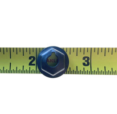 GM 1/4-20 Hex Flange Stamped Nut .59 Depth 9/16″ Wide Black Phosphate 10pcs 347