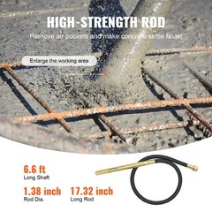 Handheld Concrete Vibrator,800W Electric Vibrator 13000 VPM,Electric Concrete