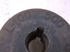 LOVEJOY, L-100, COUPLING, .710 BORE, KEYWAY, F0734