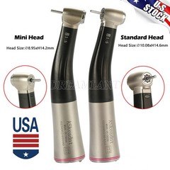 Dental LED 1:5 Contra Angle Fiber Optic Handpiece Mini / Standard Head 2 Colors