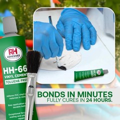 Vinyl Patch Kit 10″ x 10″ Reinforced PVC, HH-66 Toluene Free Cement – Repair