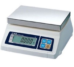 CAS SW-50 Portion Control Scale 50LB X 0.02 LB, Kg/g/Oz/Lb Switchable, New