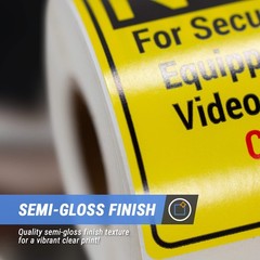 Caution Heavy Labels (4 x 2 inch, Fluorescent Yellow – 900 Labels) Warning He…