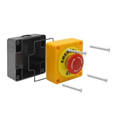 Red Mushroom Emergency Stop Shut Off Push Button Switch NO + NC 22mm CNC Gecko