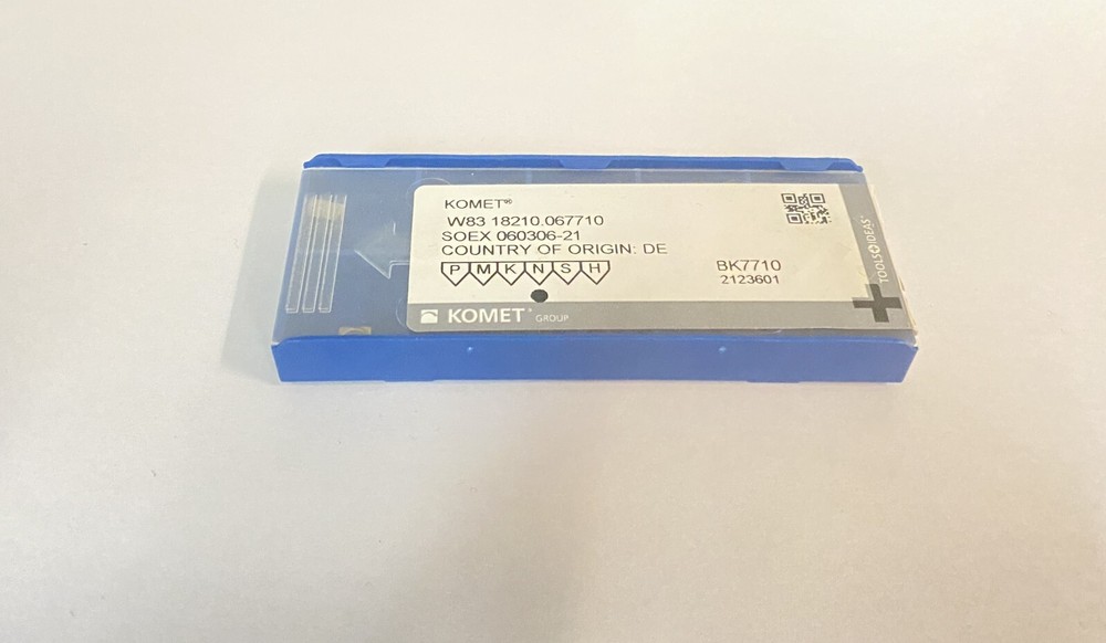 Komet 10 pcs. W83 18210.067710 Carbide inserts SOEX 060306-21 BK7710