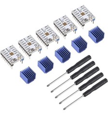 TMC2208 V1.2 Stepper Driver – 5 Pack – Potentiometer Adjustable On-Top