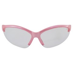 Cougar Light Pink Frame Clear Lens Womens Safety Glasses Shatterproof Lens Z87.1