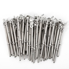 50* 3/16″ T316 Stainless Steel Cable Railing Hardware Turnbuckle Tensioner Kit