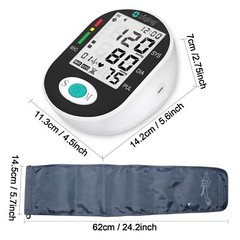 Digital Blood Pressure Monitor Arm BP Large Cuff Pulse Meter Machine & Voice