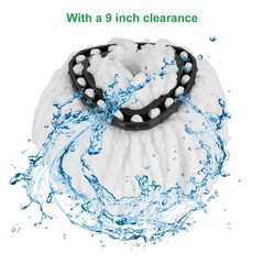 12Pack Spin Mop Heads Replacements – Easy Cleaning Microfiber Refills, 360 De…