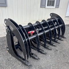 Presale Ship Within 10 days-72” Root Rake Grapple Attachment Skid Steer