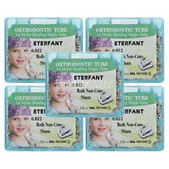 ETERFANT Dental Orthodontic Buccal Tubes 1st/2nd Molar Roth/MBT 018/022 Bondable