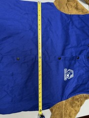 Black Stallion FRB9-30C Hybrid FR Cotton Cowhide Welding Jacket Blue Medium