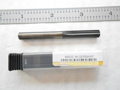 NEW GUHRING 1/4″ DIA. X 1″ FL X 2-1/2″ OAL 10FL. SOLID CARBIDE R.H. REAMER FIREX