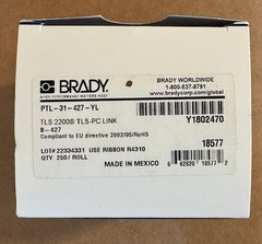 BRADY B-427 Yellow/Translucent 18577 PTL-31-427-YL 1″ x 1.5″ 250/Roll Ships FREE