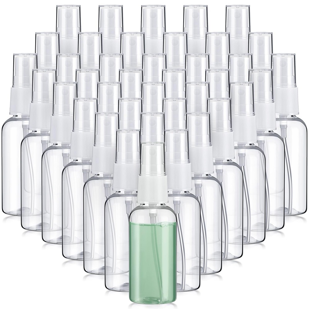 Uiifan 100 Pcs Mini Clear Spray 4.02 x 1.1 inches/ 10.2 x 2.8 cm, clear