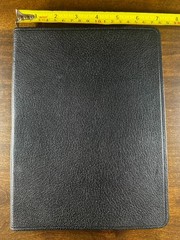 Graphic Image JLL Premium Black Leather Flexible Soft Cover Journal Notebook 7×9
