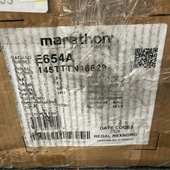 MARATHON MOTORS 145TTTN16629AAJ Severe Duty Motor E654A*