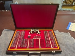 Full Marco Minus Cylinder Trial Lens Set plus Case & Trial Frame