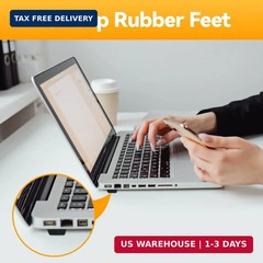 Rubber Feet for Electronics, Adhesive Rubber Feet 16PCS, Black Rubber Bumpers Se