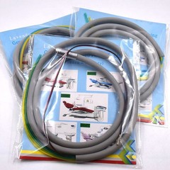 Dental Silicone Tube Hose for Air Turbine Motor Handpiece Connector 2/4/6 Holes